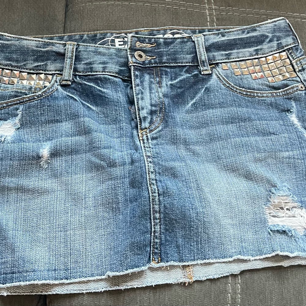 Jean Mini Skirt